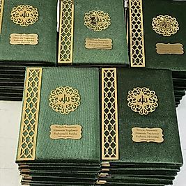 mevlid hediyesi Yasin şerif kişiye özel isimli