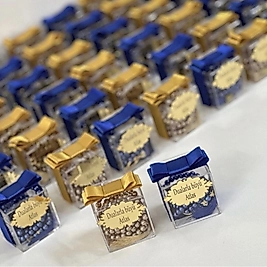 Hediye kutu içerisinde inci Tesbih 99 Lu karışık renk