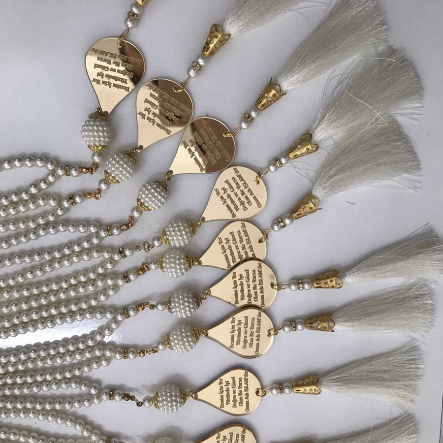 İnci tesbih kişiye özel